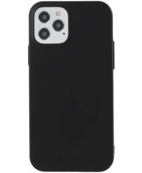 Silikonski ovitek za iPhone 12 Mini - mat črn