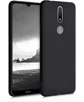 Silikonski ovitek za Nokia 2.4 - mat črn