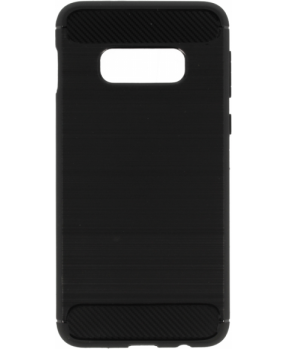Silikonski ovitek za Samsung Galaxy S10 Plus G975 - mat carbon črn