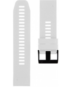 Slika izdelka: Silikonski pašček za uro 26 mm - Quick Fit - Fenix 5x / 6x  - bel