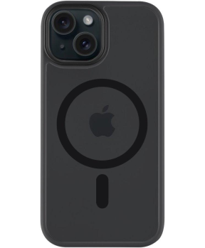 Tactical Asphalt MagForce silikonski ovitek za iPhone 15 - prozorno črn