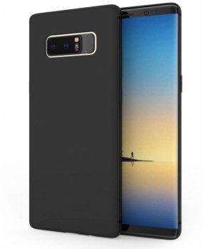 Silikonski ovitek za Samsung Galaxy Note 8 - mat črn