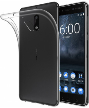 Ultra tanek silikonski ovitek za Nokia 2 - prozoren