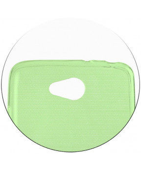 Ultra tanek silikonski ovitek za Sony Xperia M4 Aqua - prozorno zelen