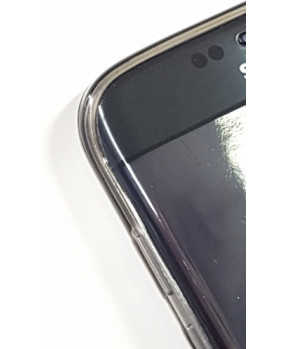 Ultra tanek silikonski ovitek za Samsung Galaxy S7 Edge G935 - prozorno črn