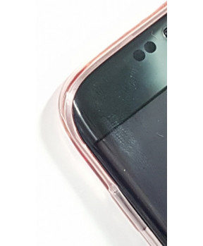 Ultra tanek silikonski ovitek za Samsung Galaxy S7 Edge G935 - prozorno pink