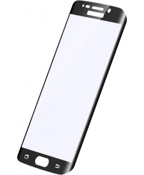 ZAŠČITNO KALJENO STEKLO za Samsung Galaxy S6 Edge FULL screen - črn