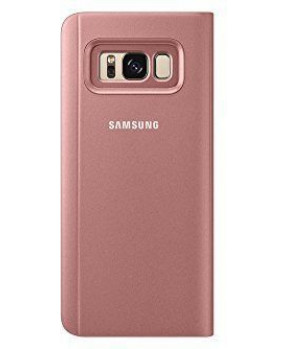 SAMSUNG original torbica Clear View EF-ZG950CPE za SAMSUNG Galaxy S8 pink