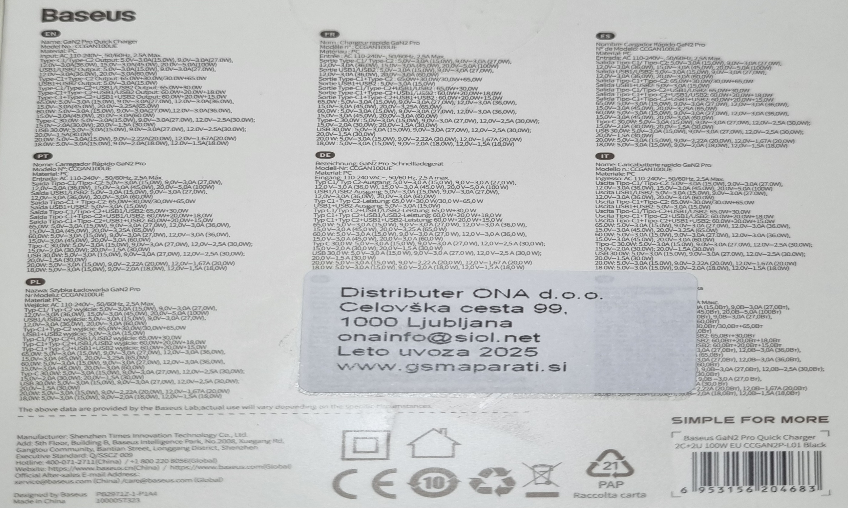 Varnostne informacije