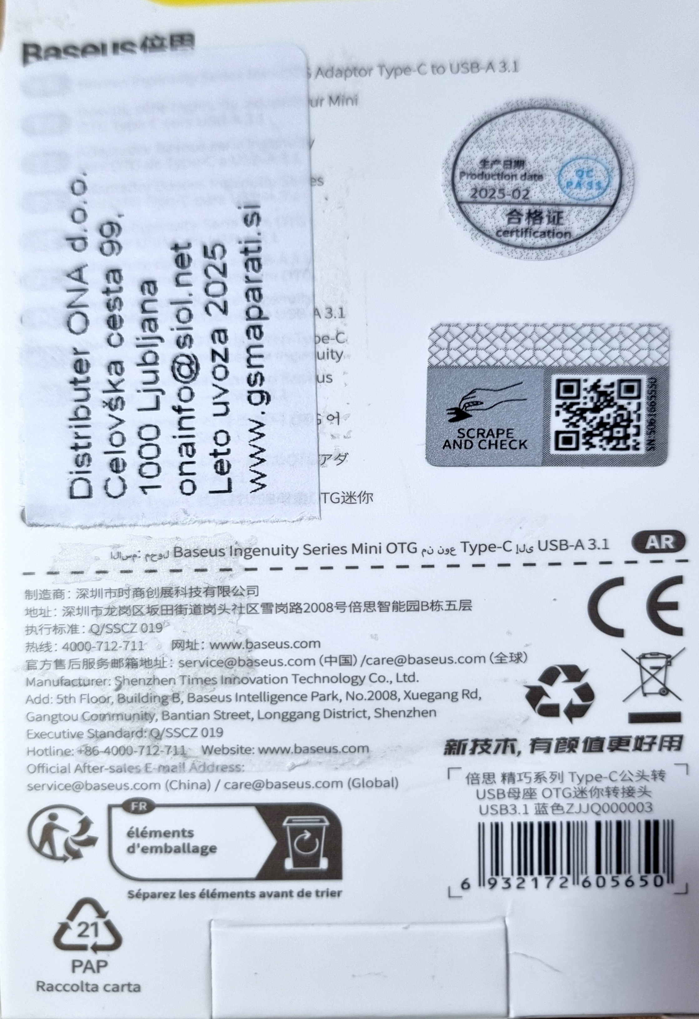 Varnostne informacije